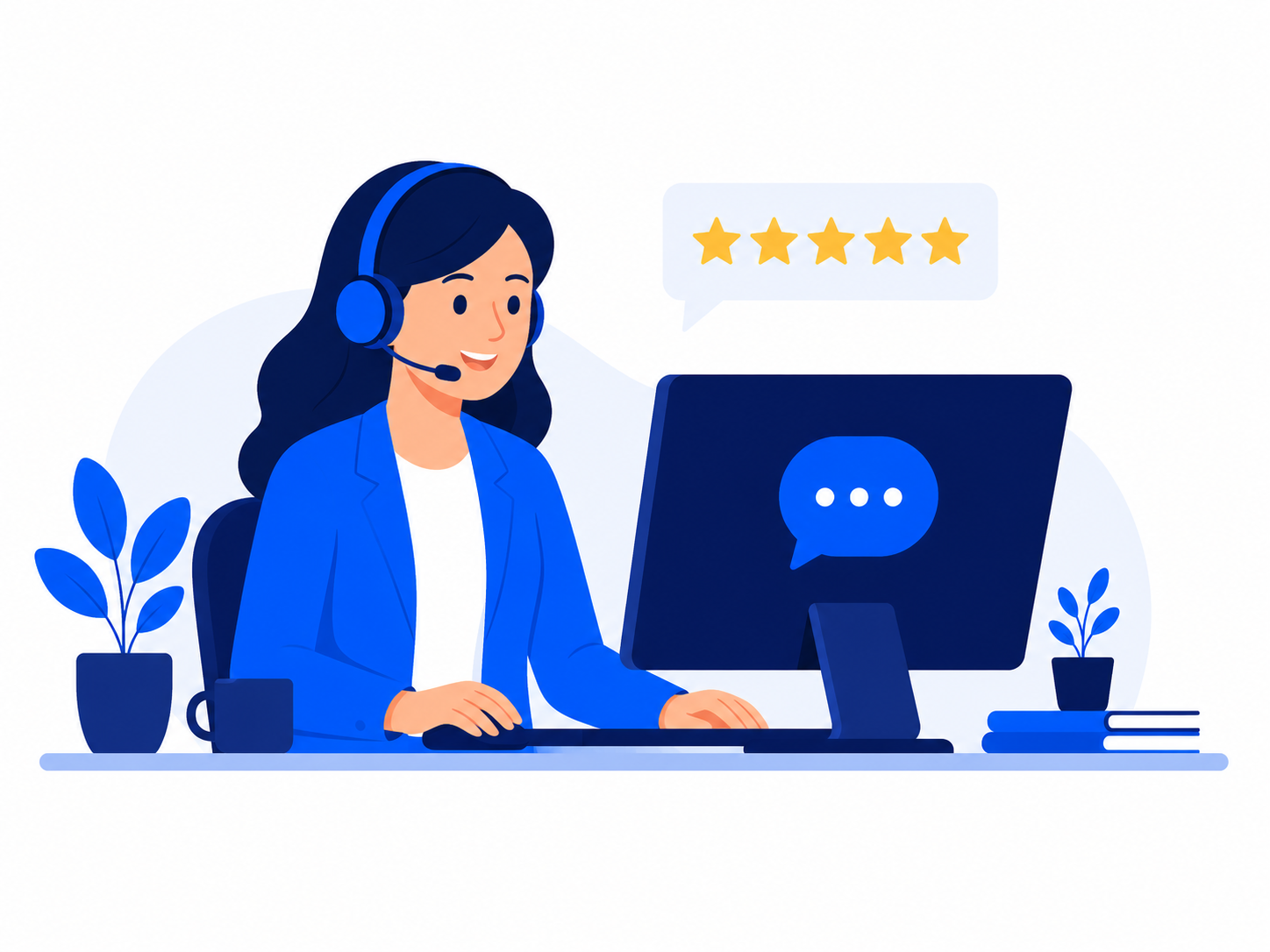 Illustration representing the Customer Relationship & Support program
